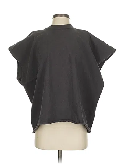 Pre-owned Unbranded Short Sleeve Turtleneck In Gray