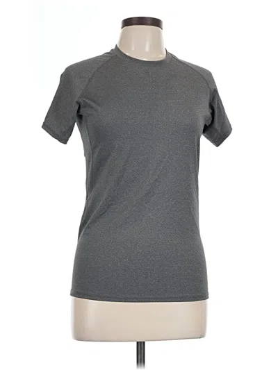 Pre-owned Unbranded Short Sleeve Turtleneck In Gray