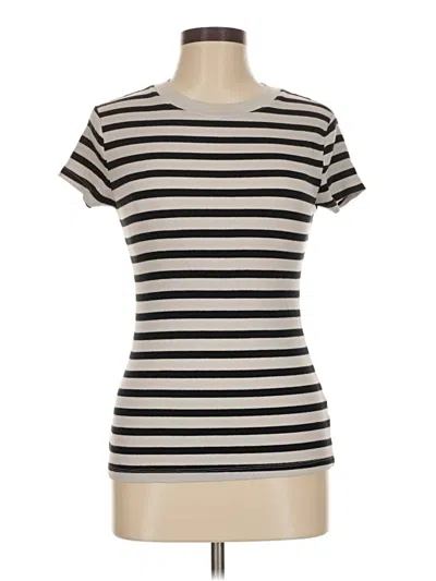 Pre-owned Unbranded Short Sleeve Turtleneck In White