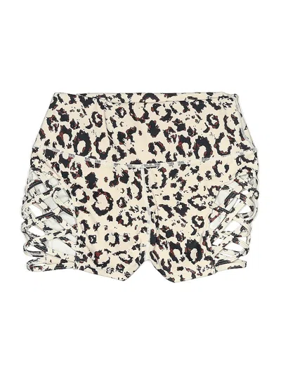 Pre-owned Unbranded Shorts In Burgundy