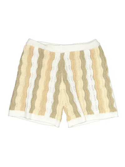 Pre-owned Unbranded Shorts In Gold