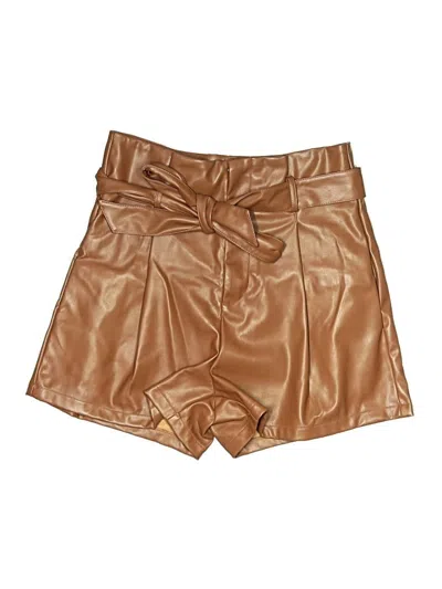 Pre-owned Unbranded Shorts In Gold