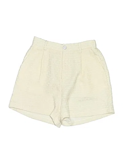 Pre-owned Unbranded Shorts In Ivory