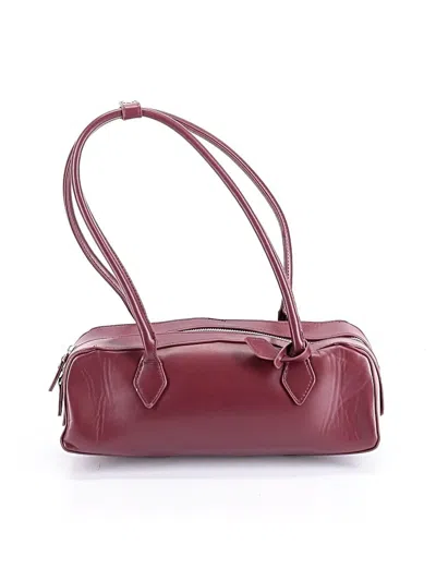 Pre-owned Unbranded Shoulder Bag In Burgundy
