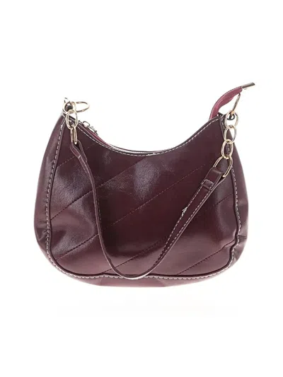 Pre-owned Unbranded Shoulder Bag In Burgundy