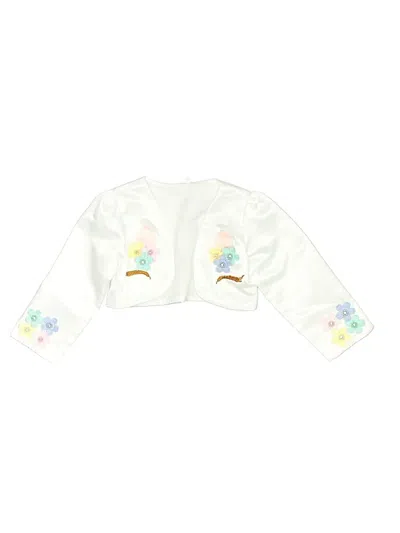 Pre-owned Unbranded Kids' Shrug In White