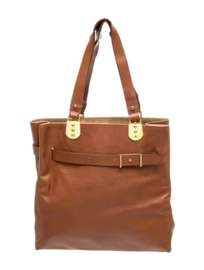 Pre-owned Unbranded Signature Tote In Brown