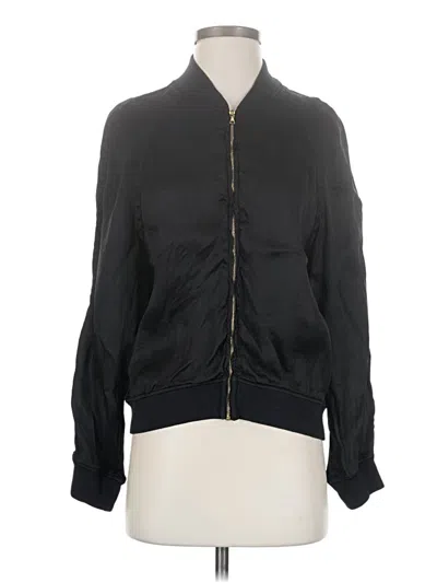 Pre-owned Unbranded Silk Cardigan Sweater In Black