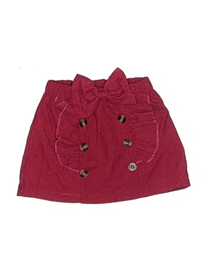 Pre-owned Unbranded Babies' Skirt In Burgundy