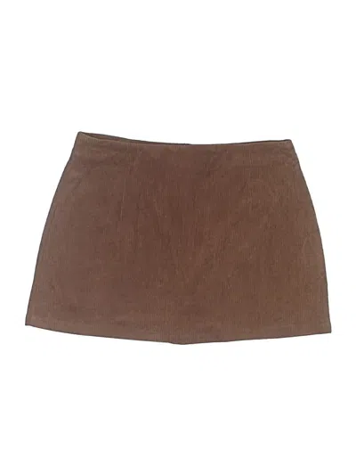 Pre-owned Unbranded Skort In Brown