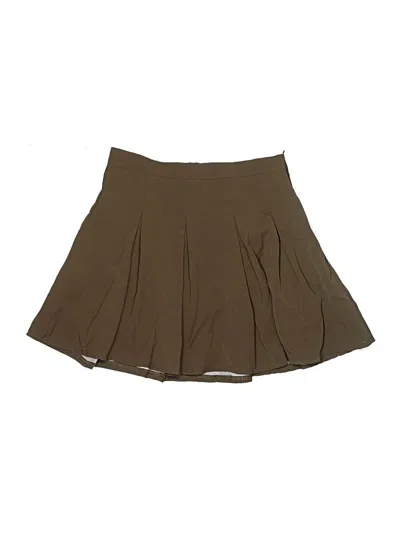 Pre-owned Unbranded Skort In Brown