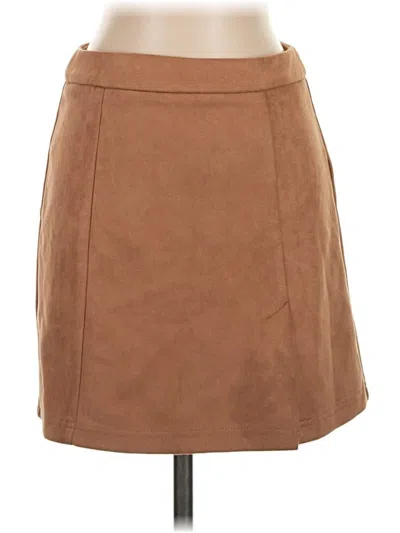 Pre-owned Unbranded Skort In Tan
