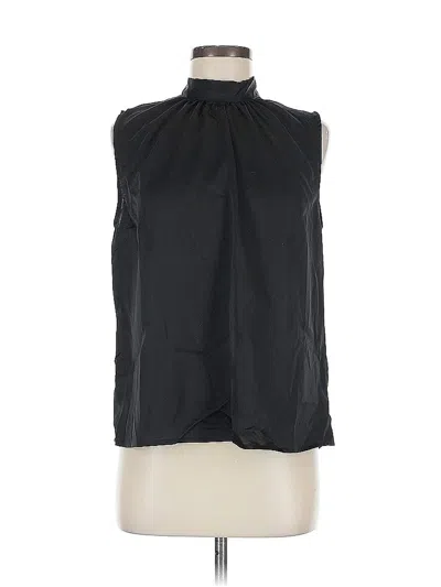 Pre-owned Unbranded Sleeveless Blouse In Black