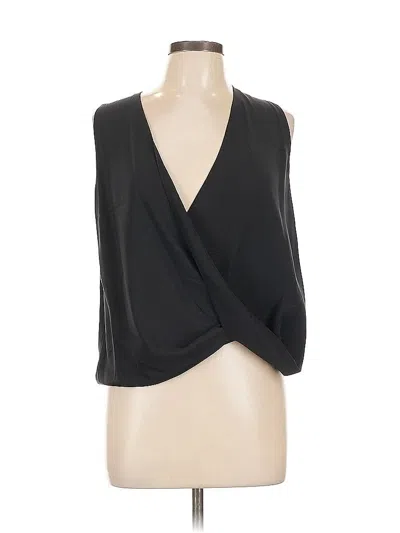 Pre-owned Unbranded Sleeveless Blouse In Black