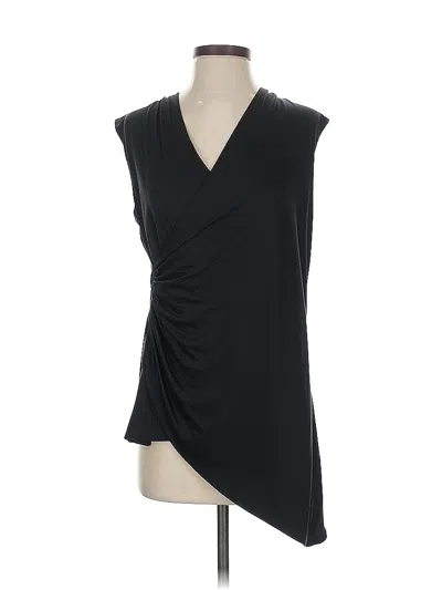 Pre-owned Unbranded Sleeveless Blouse In Black
