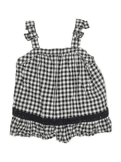Pre-owned Unbranded Kids' Sleeveless Blouse In Black