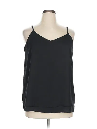 Pre-owned Unbranded Sleeveless Blouse In Black