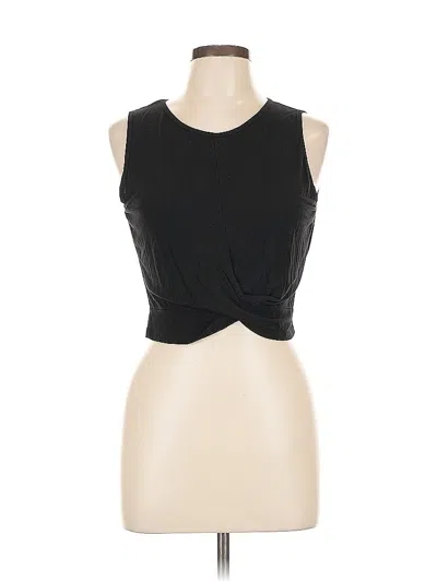 Pre-owned Unbranded Sleeveless Blouse In Black