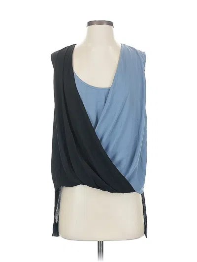 Pre-owned Unbranded Sleeveless Blouse In Black