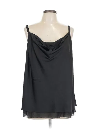 Pre-owned Unbranded Sleeveless Blouse In Black