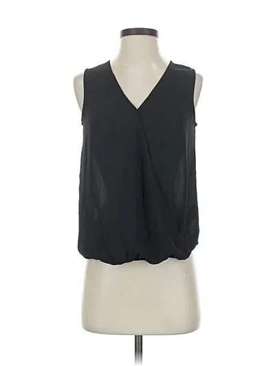 Pre-owned Unbranded Sleeveless Blouse In Black