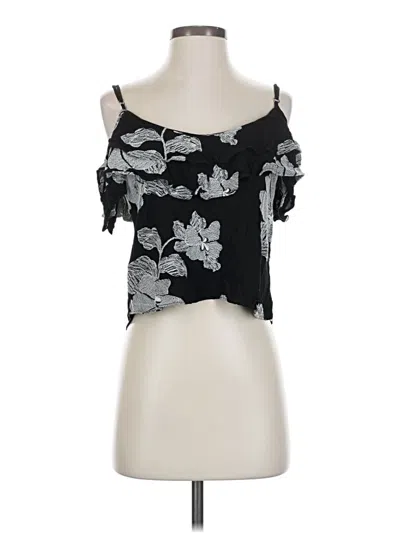 Pre-owned Unbranded Sleeveless Blouse In Black
