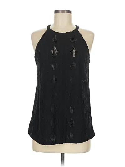 Pre-owned Unbranded Sleeveless Blouse In Black