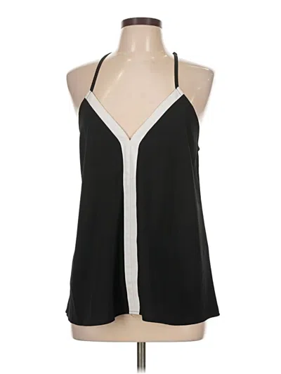 Pre-owned Unbranded Sleeveless Blouse In Black