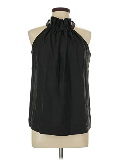 Pre-owned Unbranded Sleeveless Blouse In Black