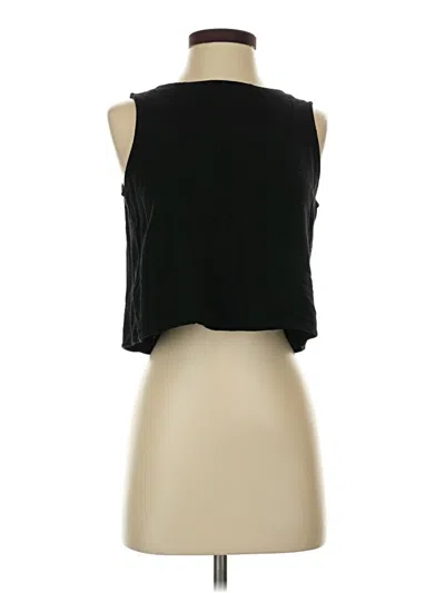 Pre-owned Unbranded Sleeveless Blouse In Black