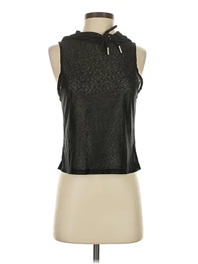 Pre-owned Unbranded Sleeveless Blouse In Black
