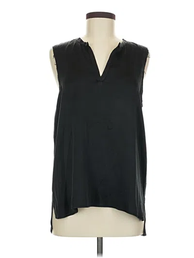 Pre-owned Unbranded Sleeveless Blouse In Black