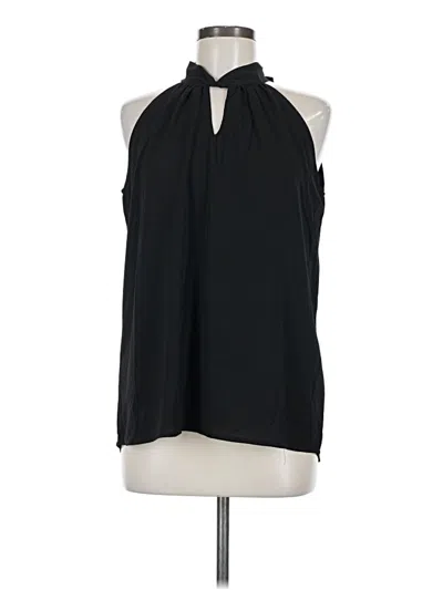 Pre-owned Unbranded Sleeveless Blouse In Black