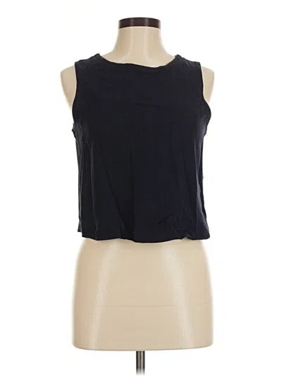 Pre-owned Unbranded Sleeveless Blouse In Black