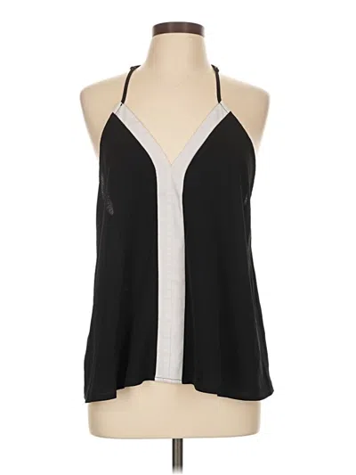 Pre-owned Unbranded Sleeveless Blouse In Black