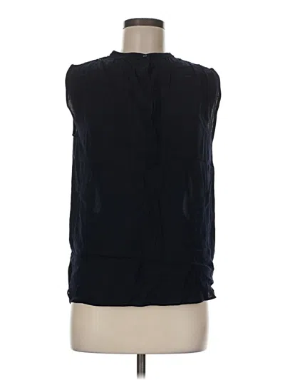Pre-owned Unbranded Sleeveless Blouse In Black