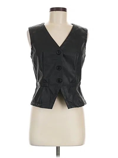 Pre-owned Unbranded Sleeveless Blouse In Black