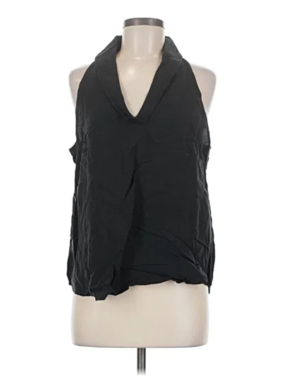 Pre-owned Unbranded Sleeveless Blouse In Black