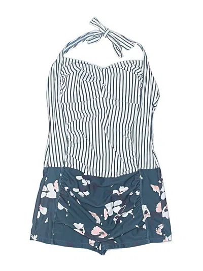 Pre-owned Unbranded Sleeveless Blouse In Blue