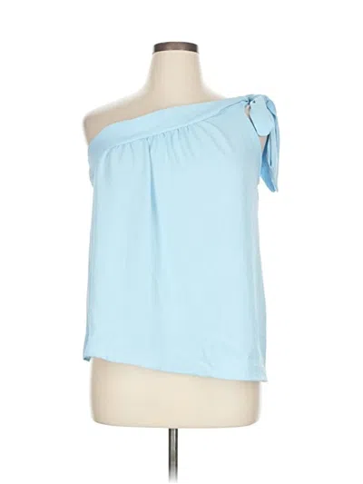 Pre-owned Unbranded Sleeveless Blouse In Blue