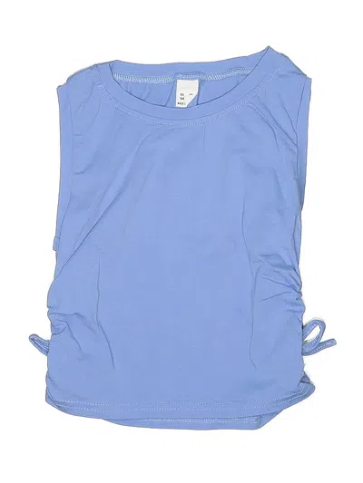 Pre-owned Unbranded Kids' Sleeveless Blouse In Blue