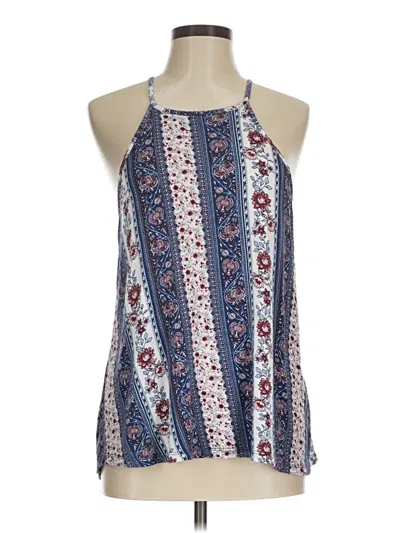 Pre-owned Unbranded Sleeveless Blouse In Blue