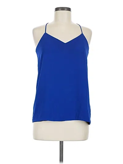 Pre-owned Unbranded Sleeveless Blouse In Blue