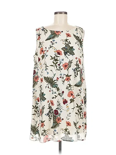 Pre-owned Unbranded Sleeveless Blouse In Brown