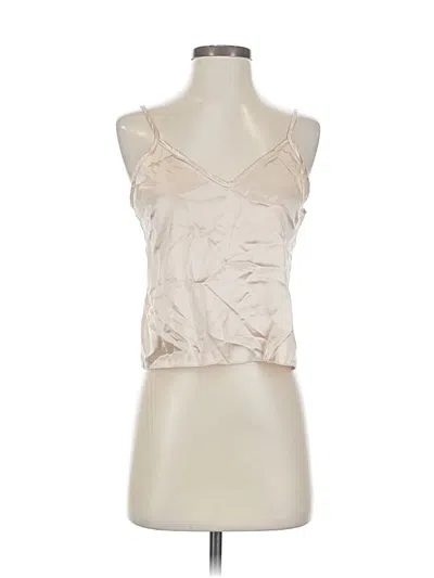 Pre-owned Unbranded Sleeveless Blouse In Brown