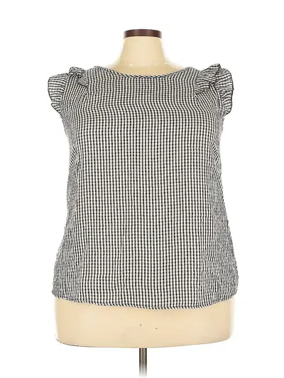 Pre-owned Unbranded Sleeveless Blouse In Gray