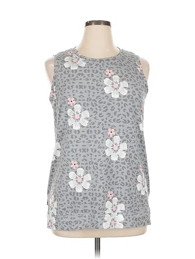 Pre-owned Unbranded Sleeveless Blouse In Gray