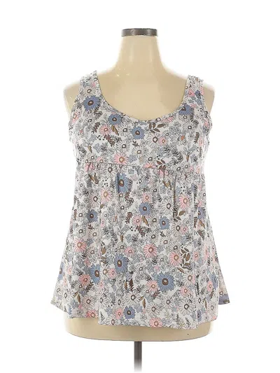 Pre-owned Unbranded Sleeveless Blouse In Gray