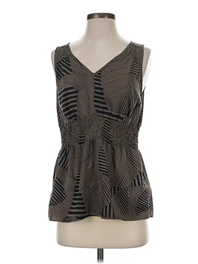 Pre-owned Unbranded Sleeveless Blouse In Gray