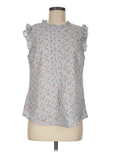 Pre-owned Unbranded Sleeveless Blouse In Gray